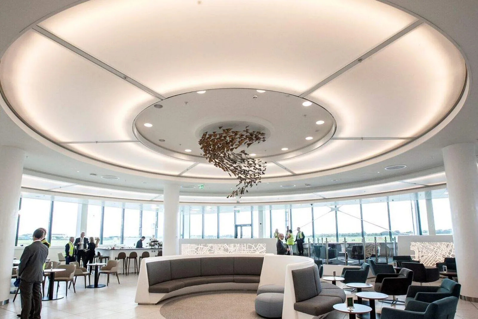 Dublin Airport lounge interior